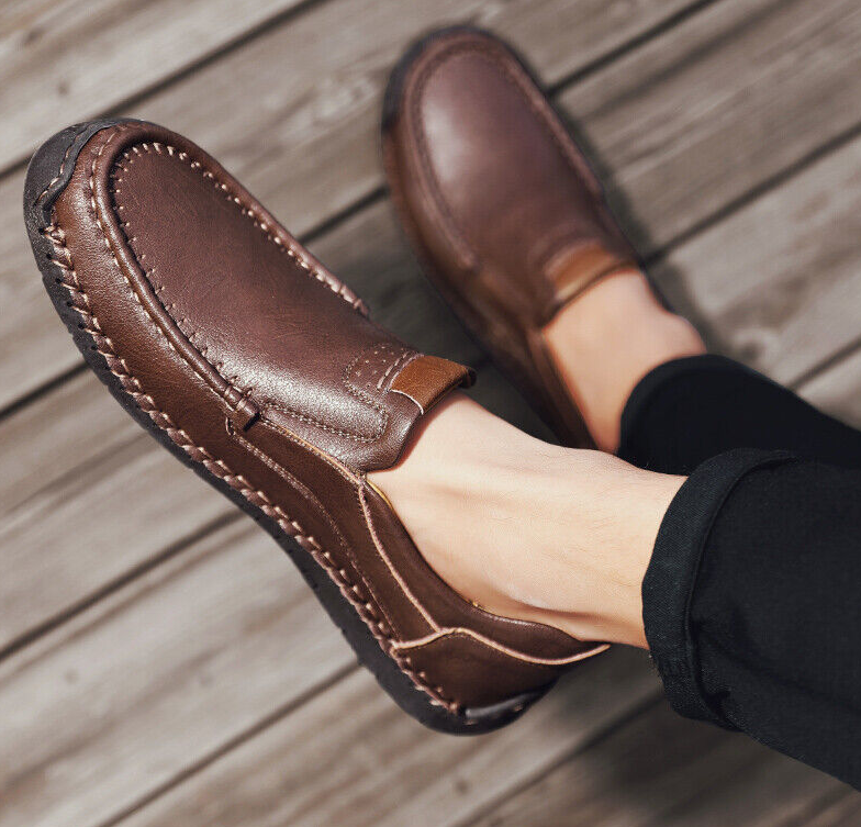 Handmade Men Casual Shoes Luxury Designer Moccasins Italian Loafers